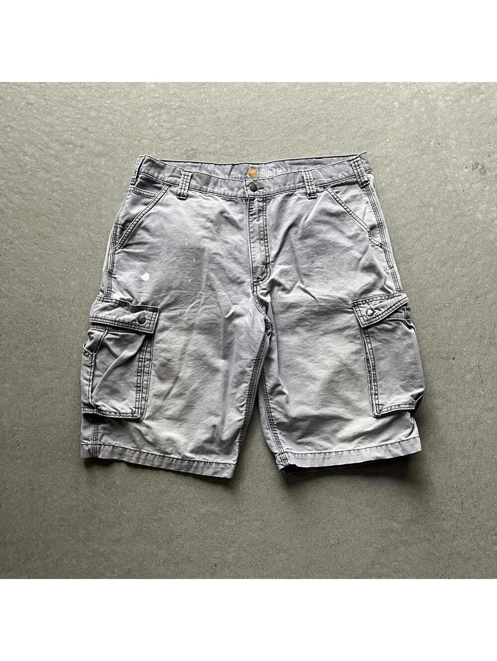 Distressed Carhartt Baggy Cargo Shorts